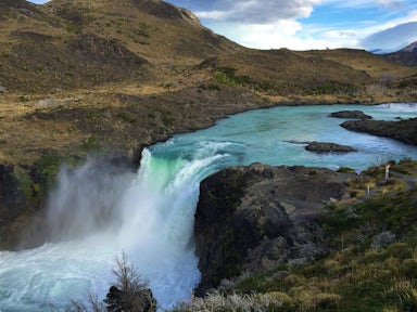 Salto Grande waterfall Torres del Paine