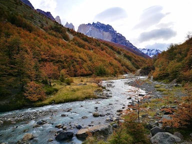 Stream W Trek in Autumn