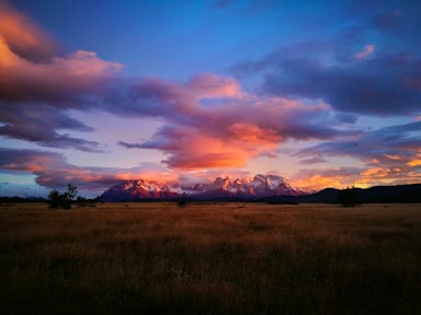 Paine massif from Serrano Camp
