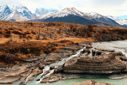 Paine Cascade, Torres del Paine, Chile