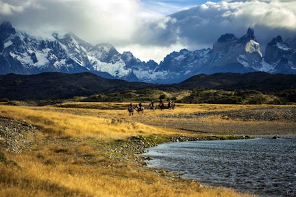Horse riding in Torres del Paine, Patagonia, Chile