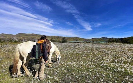 Enchanted Valley horseride, Torres del Paine, Patagonia, Chile