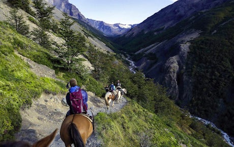 Horseride to Las Torres, Torres del Paine, Patagonia, Chile