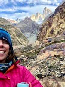 Valle de los Catorce with Fitz Roy in the background, Patagonia, Chile
