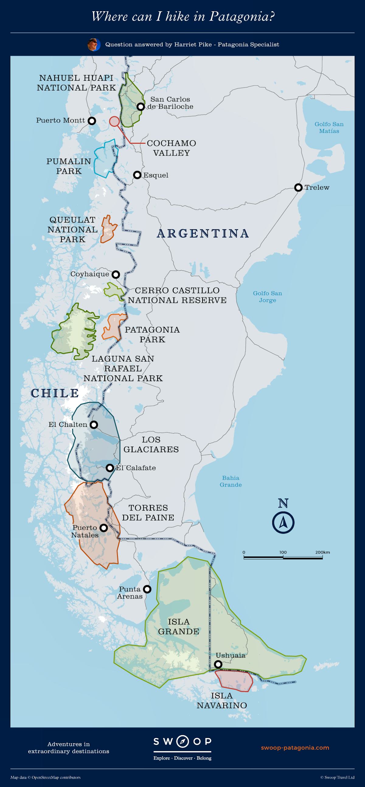 Hiking & Trekking in Patagonia Swoop Patagonia