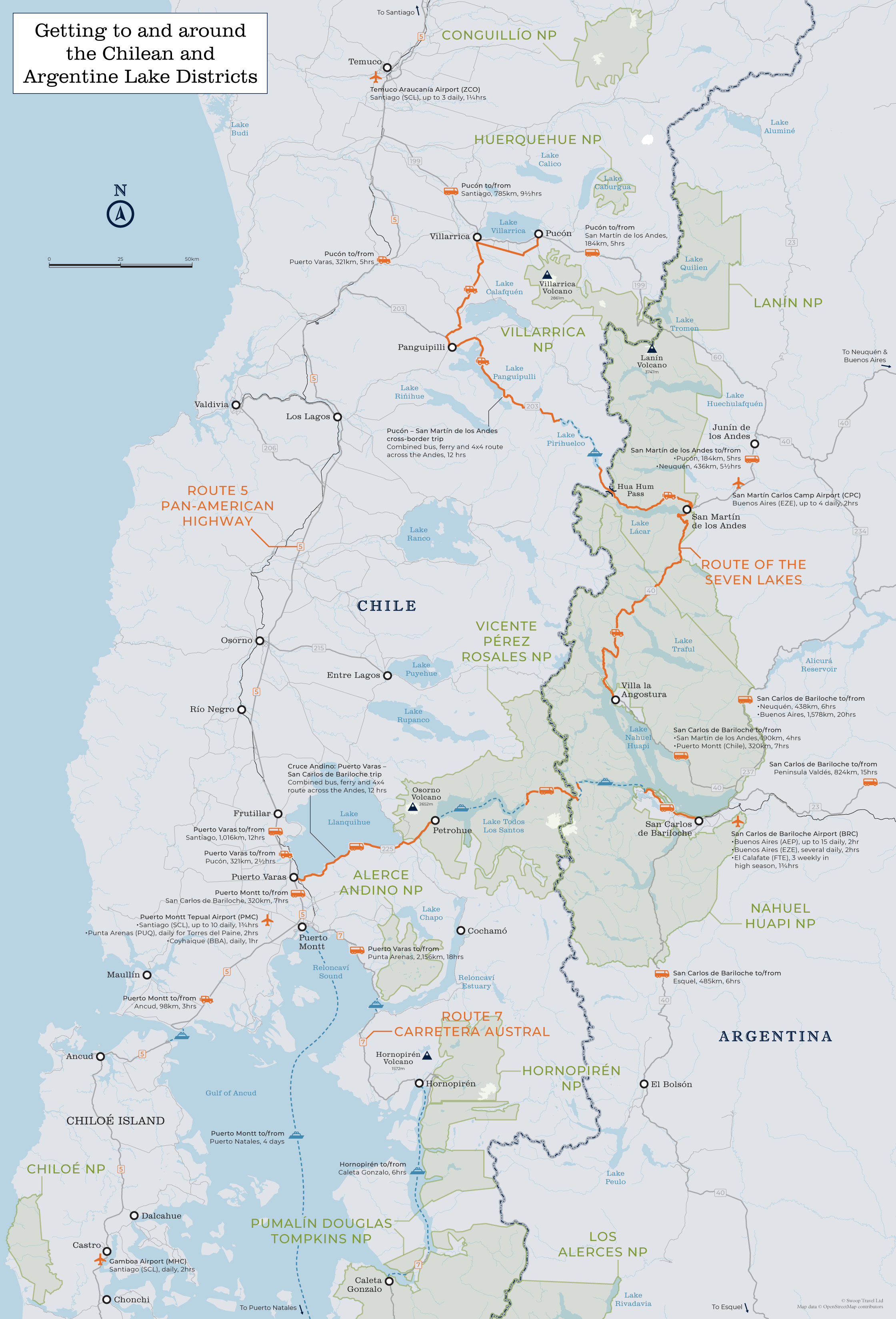 Map Of Patagonia Chile And Argentina Maps 52 OFF   SWO 5 NMAP ALL Getting To And Around The Chilean And Argentine Lake Districts 