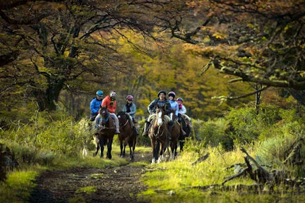 Horseriding at Estancia Lazo, Patagonia