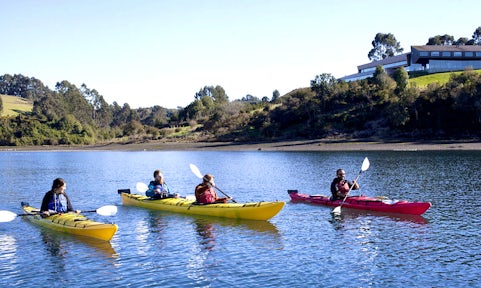 Kayaking near Pullao Marsh, Chiloé, Chile