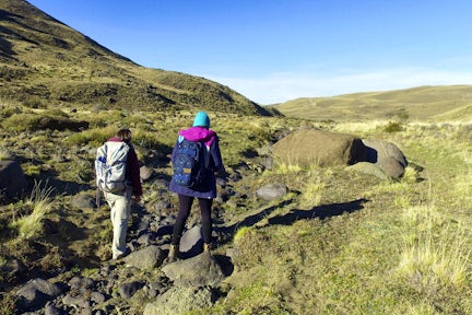 Trekking in the Sierra Baguales, Patagonia, Chile